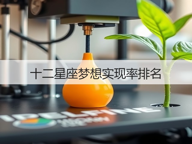 十二星座梦想实现率排名(图1) 十二星座梦想实现率排名(图1)