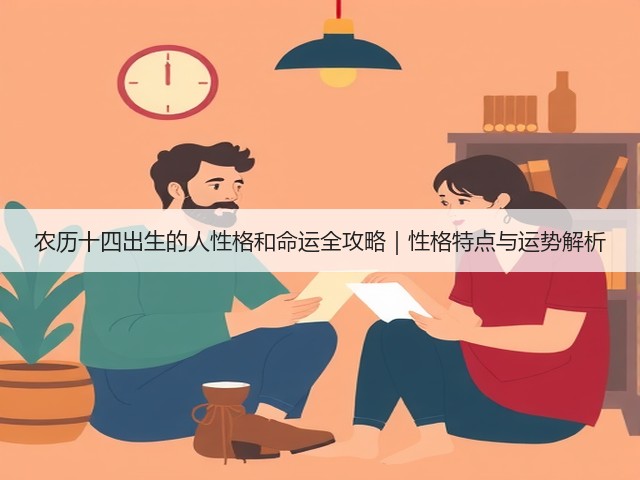 农历十四出生的人性格和命运全攻略|性格特点与运势解析(图1) 农历十四出生的人性格和命运全攻略|性格特点与运势解析(图1)