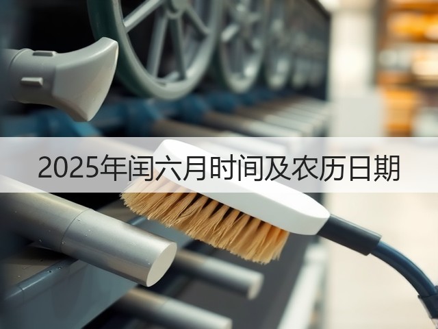 2025年闰六月时间及农历日期(图1) 2025年闰六月时间及农历日期(图1)