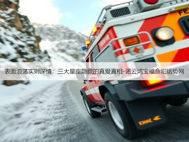 表面浪荡实则深情：三大星座隐藏的真爱真相-诺云鸿宝福命汇运势网(图1)