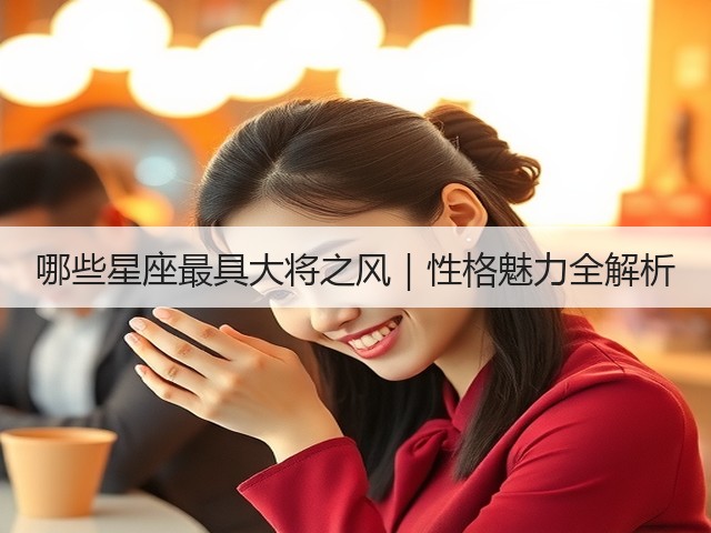 哪些星座最具大将之风|性格魅力全解析(图3) 哪些星座最具大将之风|性格魅力全解析(图3)