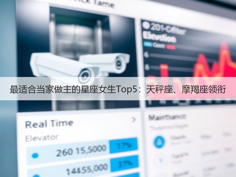 最适合当家做主的星座女生Top5：天秤座、摩羯座领衔