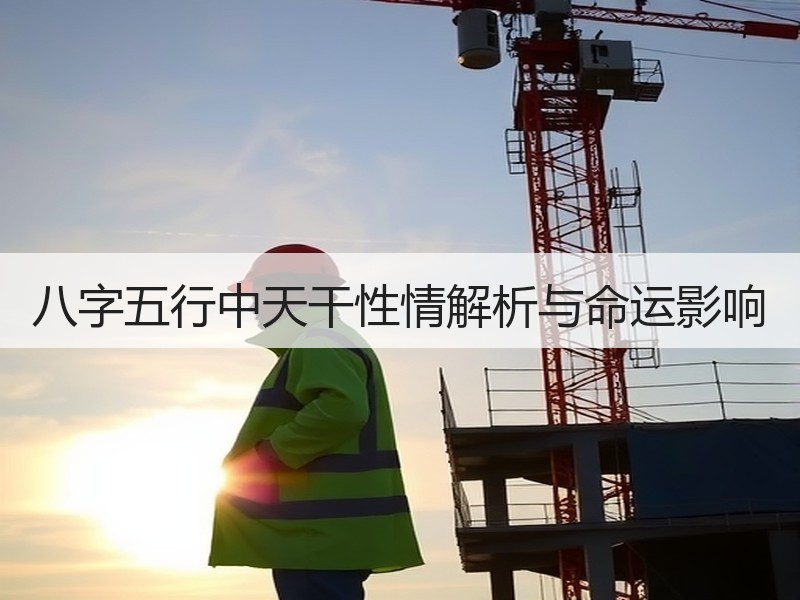 八字五行中天干性情解析与命运影响