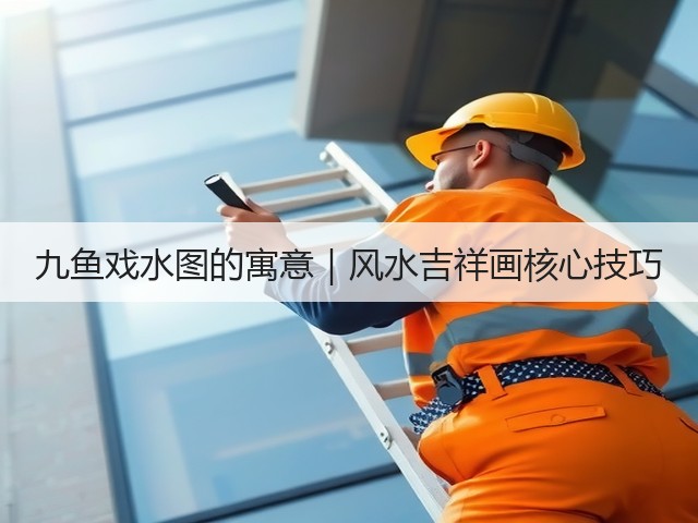 九鱼戏水图的寓意｜风水吉祥画核心技巧(图2)