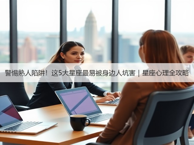 警惕熟人陷阱!这5大星座最易被身边人坑害|星座心理全攻略(图1) 警惕熟人陷阱!这5大星座最易被身边人坑害|星座心理全攻略(图1)
