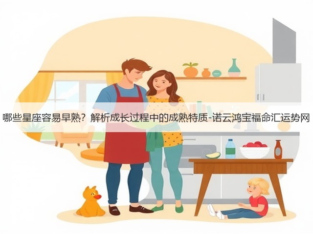 哪些星座容易早熟?解析成长过程中的成熟特质-诺云鸿宝福命汇运势网(图1) 哪些星座容易早熟?解析成长过程中的成熟特质-诺云鸿宝福命汇运势网(图1)