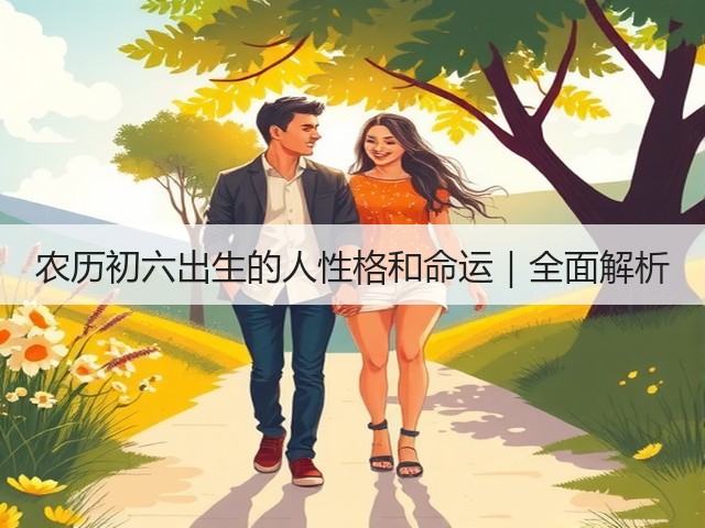 农历初六出生的人性格和命运｜全面解析(图3)