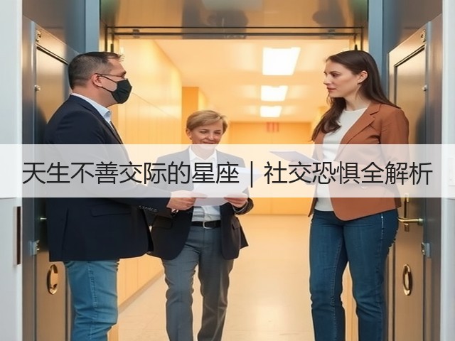 天生不善交际的星座|社交恐惧全解析(图1) 天生不善交际的星座|社交恐惧全解析(图1)