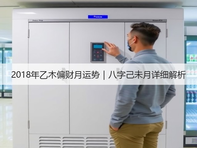 2018年乙木偏财月运势|八字己未月详细解析(图3) 2018年乙木偏财月运势|八字己未月详细解析(图3)