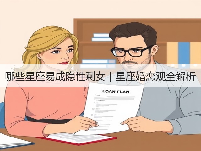 哪些星座易成隐性剩女｜星座婚恋观全解析(图1)