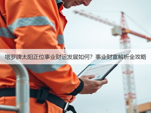 塔罗牌太阳正位事业财运发展如何？事业财富解析全攻略(图2)
