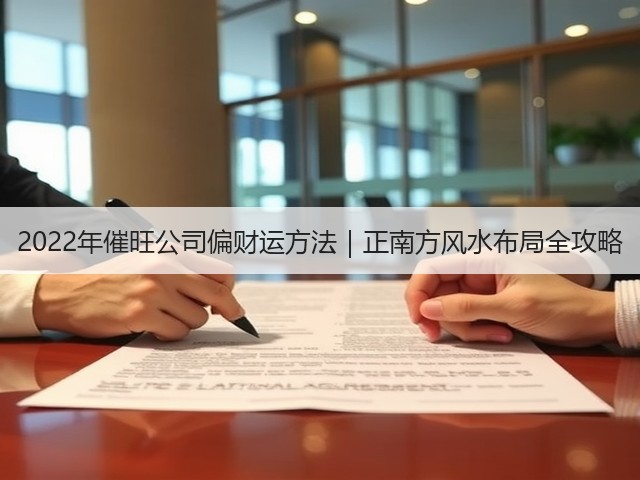 2022年催旺公司偏财运方法|正南方风水布局全攻略(图3) 2022年催旺公司偏财运方法|正南方风水布局全攻略(图3)