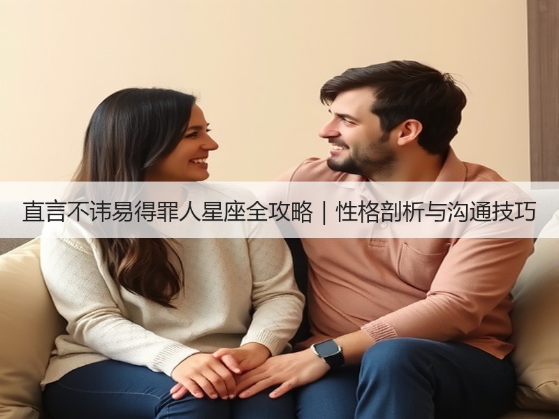 直言不讳易得罪人星座全攻略｜性格剖析与沟通技巧