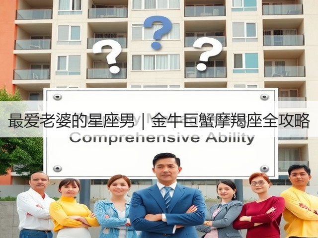 最爱老婆的星座男｜金牛巨蟹摩羯座全攻略(图3)