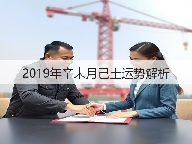 2019年辛未月己土运势解析(图3)
