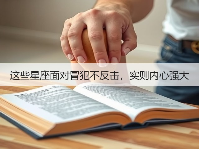 这些星座面对冒犯不反击，实则内心强大(图3)