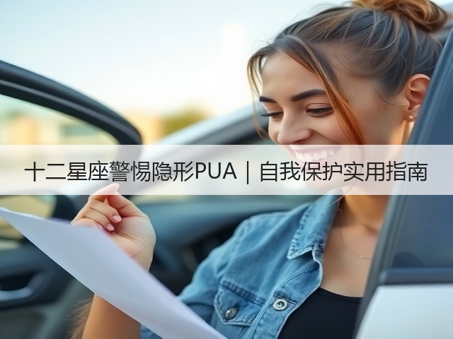 十二星座警惕隐形PUA|自我保护实用指南(图1) 十二星座警惕隐形PUA|自我保护实用指南(图1)