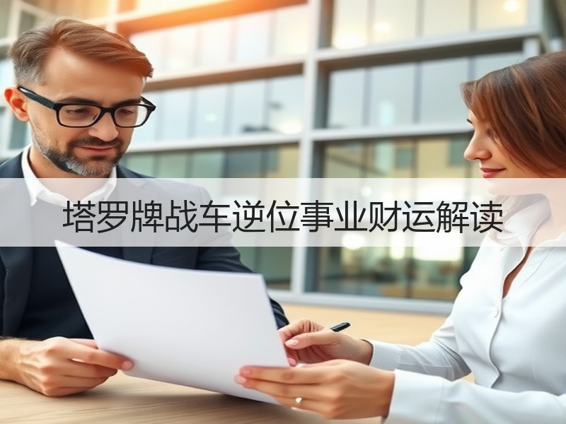 塔罗牌战车逆位事业财运解读