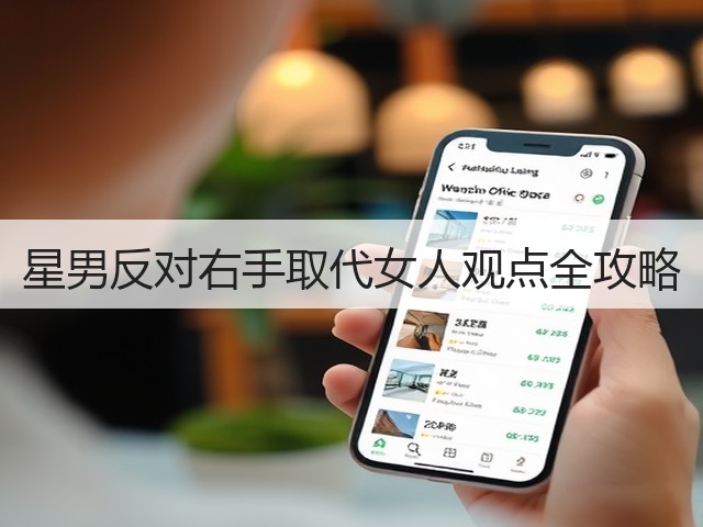 星男反对右手取代女人观点全攻略(图1)