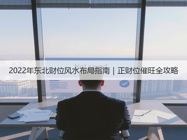 2022年东北财位风水布局指南｜正财位催旺全攻略(图3)