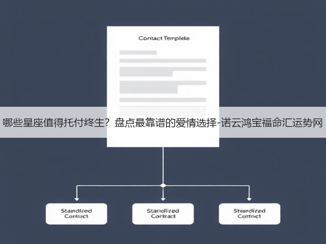 哪些星座值得托付终生?盘点最靠谱的爱情选择-诺云鸿宝福命汇运势网(图1) 哪些星座值得托付终生?盘点最靠谱的爱情选择-诺云鸿宝福命汇运势网(图1)