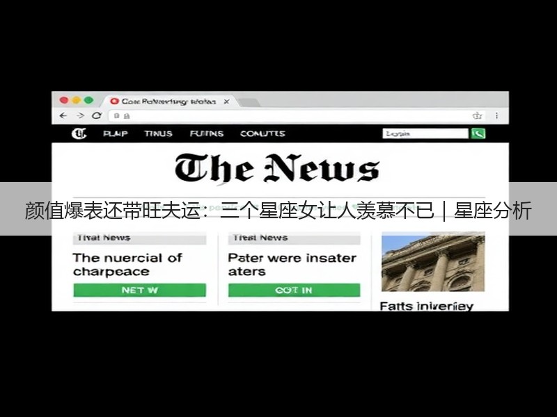 颜值爆表还带旺夫运：三个星座女让人羡慕不已｜星座分析