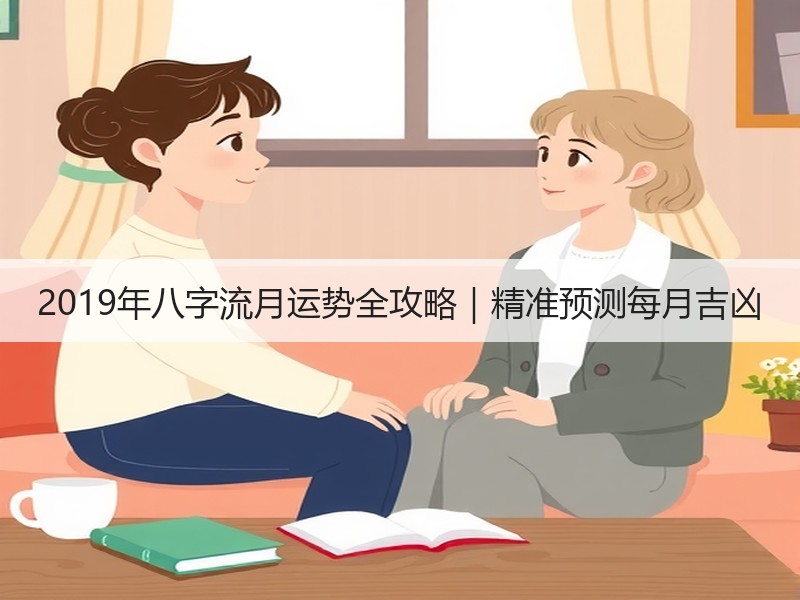 2019年八字流月运势全攻略｜精准预测每月吉凶
