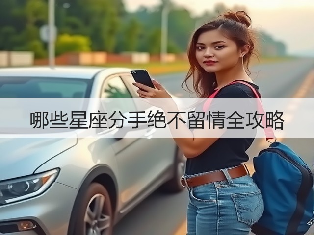 哪些星座分手绝不留情全攻略(图1) 哪些星座分手绝不留情全攻略(图1)