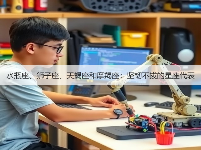 水瓶座、狮子座、天蝎座和摩羯座:坚韧不拔的星座代表(图1) 水瓶座、狮子座、天蝎座和摩羯座:坚韧不拔的星座代表(图1)