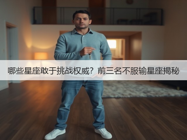 哪些星座敢于挑战权威?前三名不服输星座揭秘(图1) 哪些星座敢于挑战权威?前三名不服输星座揭秘(图1)