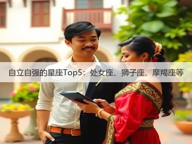 自立自强的星座Top5：处女座、狮子座、摩羯座等(图1)