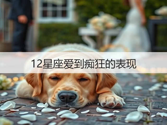 12星座爱到痴狂的表现(图3)