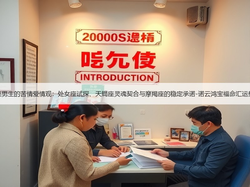 星座男生的苦情爱情观：处女座试探、天蝎座灵魂契合与摩羯座的稳定承诺-诺云鸿宝福命