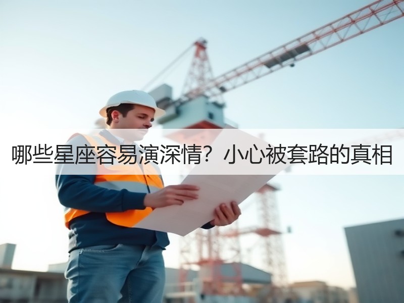 哪些星座容易演深情？小心被套路的真相