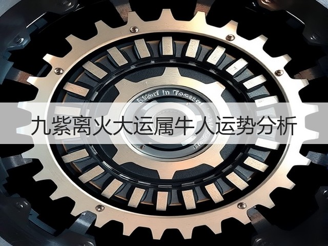 九紫离火大运属牛人运势分析(图3)