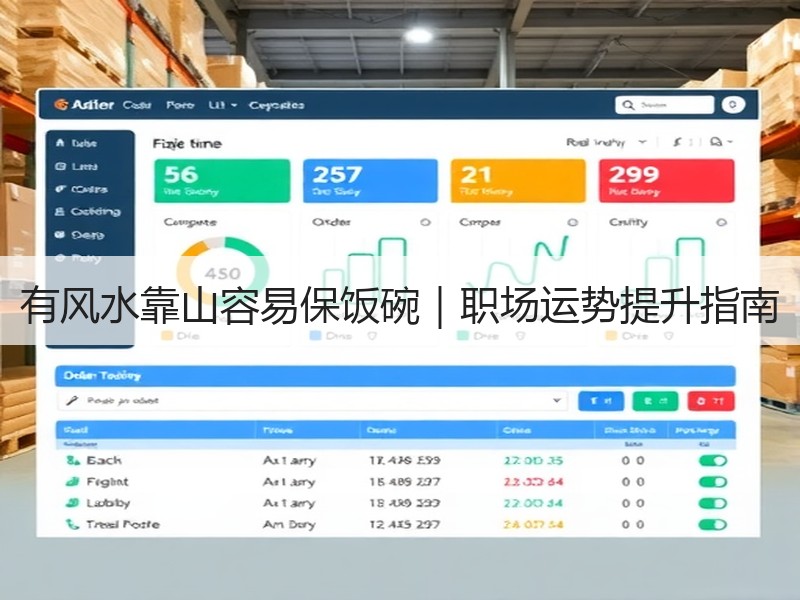 有风水靠山容易保饭碗｜职场运势提升指南