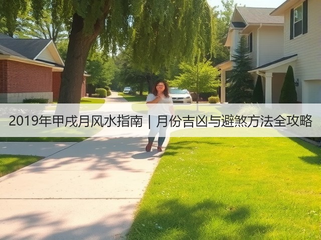 2019年甲戌月风水指南｜月份吉凶与避煞方法全攻略(图2)