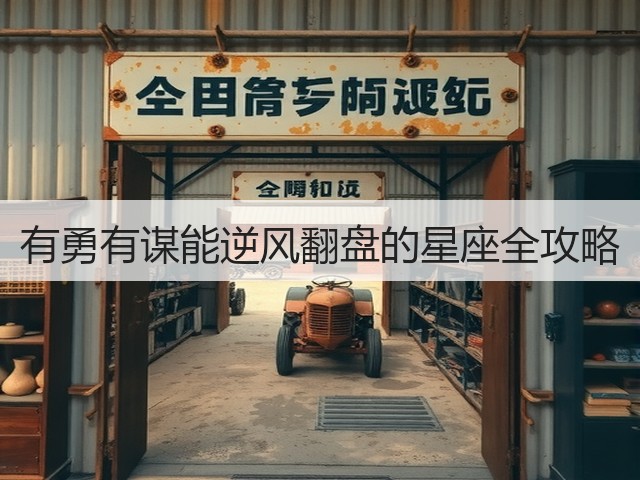 有勇有谋能逆风翻盘的星座全攻略(图1) 有勇有谋能逆风翻盘的星座全攻略(图1)