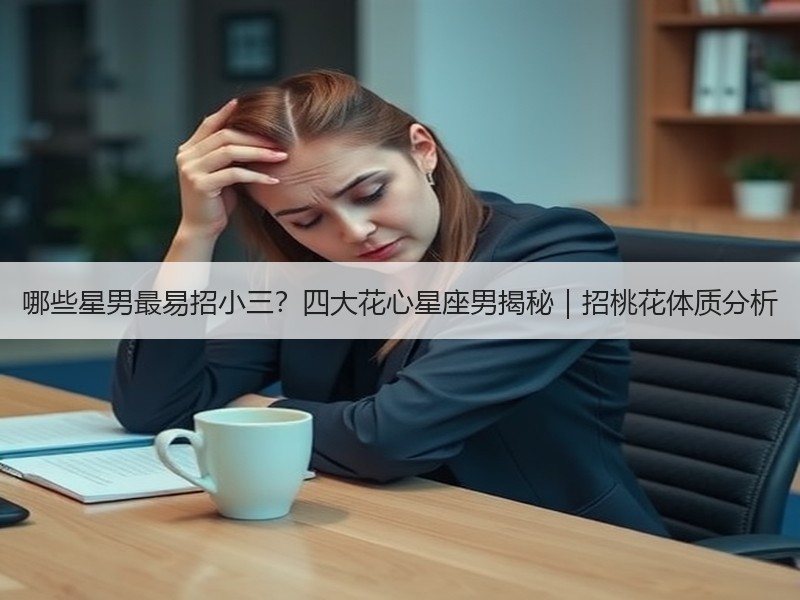 哪些星男最易招小三？四大花心星座男揭秘｜招桃花体质分析