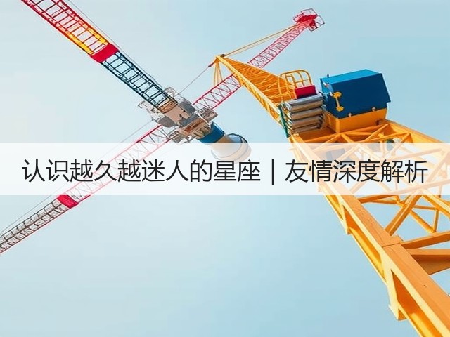 认识越久越迷人的星座|友情深度解析(图1) 认识越久越迷人的星座|友情深度解析(图1)