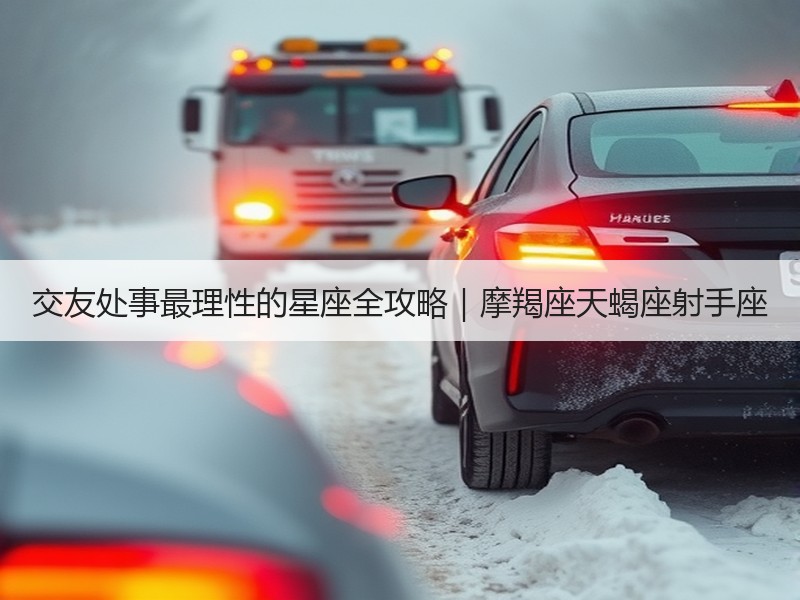 交友处事最理性的星座全攻略｜摩羯座天蝎座射手座