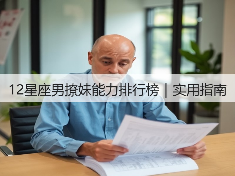 12星座男撩妹能力排行榜｜实用指南
