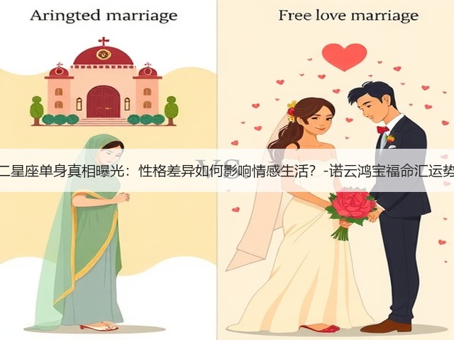十二星座单身真相曝光:性格差异如何影响情感生活?-诺云鸿宝福命汇运势网(图3) 十二星座单身真相曝光:性格差异如何影响情感生活?-诺云鸿宝福命汇运势网(图3)