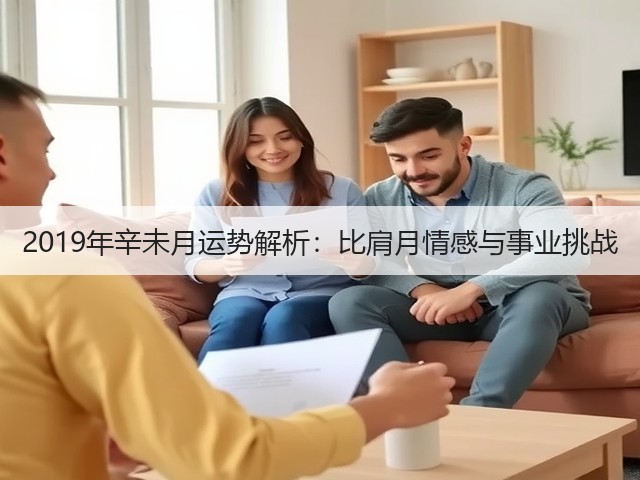 2019年辛未月运势解析:比肩月情感与事业挑战(图2) 2019年辛未月运势解析:比肩月情感与事业挑战(图2)