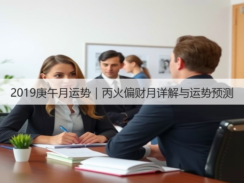 2019庚午月运势｜丙火偏财月详解与运势预测