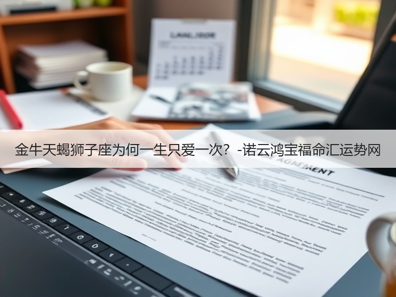 金牛天蝎狮子座为何一生只爱一次？-诺云鸿宝福命汇运势网