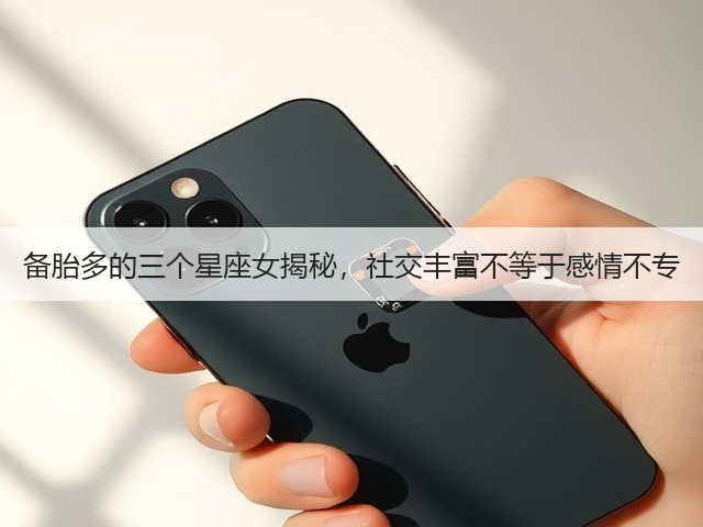 备胎多的三个星座女揭秘，社交丰富不等于感情不专(图2)