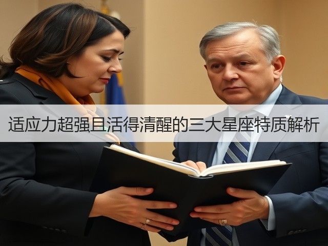 适应力超强且活得清醒的三大星座特质解析(图1) 适应力超强且活得清醒的三大星座特质解析(图1)