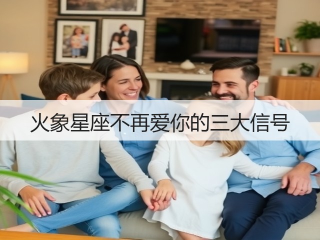 火象星座不再爱你的三大信号(图1) 火象星座不再爱你的三大信号(图1)