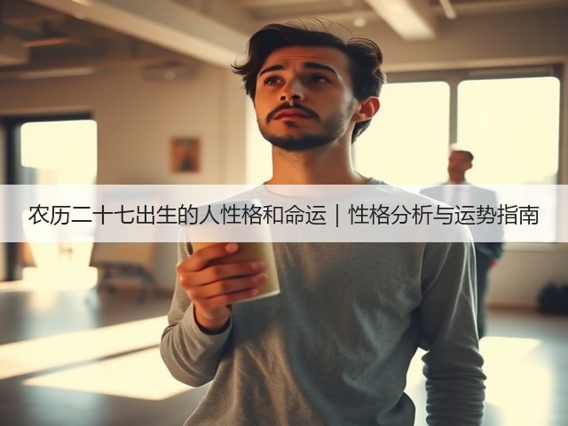 农历二十七出生的人性格和命运｜性格分析与运势指南(图1)